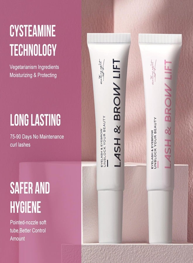 Ecofan Lash & Brow Lift, Professional Lash Lift Kit Natural Ingredient for Long-Lasting Natural Curl & Self Lash Lifting, Brow Lamination Set for Salon-Quality Results at Home - Image 5